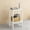 White, variant on LELELINKY 2-Pack 2-Tier Side Table, Tall Nightstand for Adult Living Room, Bedroom, Office, Black