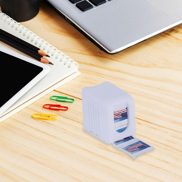 Peggybuy Stamp Roll Dispenser 100 Stamps Holder for Office Home Desk