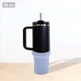 thumbnail image 3 of Unique Bargains 1 Pc Protective Vertical Pattern Water Bottle Boot Silicone Light Blue, 3 of 5
