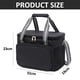 thumbnail image 2 of Bolsa de aislamiento portátil de tela Oxford, bolsa de hielo para exteriores, bolsa de mano de gran capacidad, 2 of 5