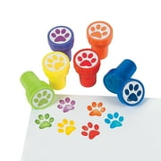 Fun Express Paw Print Stampers, 24 Pieces