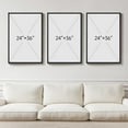 thumbnail image 3 of Neutral Singg Wall Art for Living Room, 3 Piece Modern Canvas Prints Paintings Artwork for Walls-Tan Beige Brown Minimalist Pictures for Living Room Hallway Bedroom Wall Decor, 3 of 6