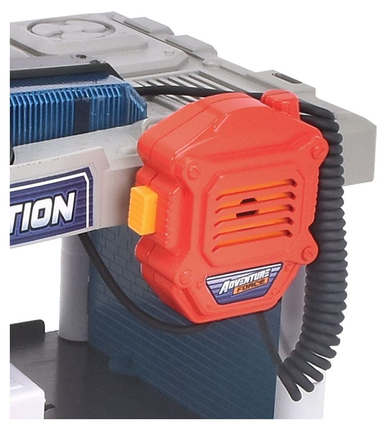 Adventure Force Rescue Station Playset, Lights & Sound, 3 Free-wheel Vehicles, Multicolor, Children Ages 3 & Up