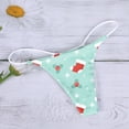 thumbnail image 2 of Gibobby Ropa interior bikini elástica para mujer Tangas G para mujer, bragas algodón, tangas elásticas en la espalda, ropa interior Hipster tiro bajo, Sexy（Glauco， 2XL), 2 of 4