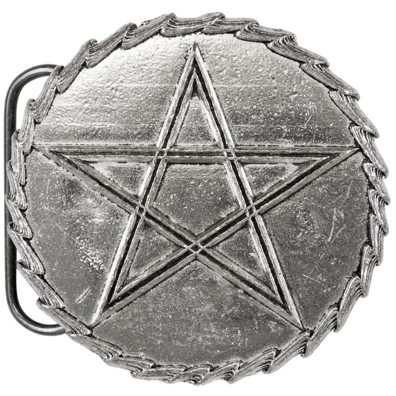 Classic Pentacle Belt Buckle