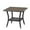 Brown, variant on JOIVI Outdoor End Table Rattan Square Glass Top, Aluminum Frame, Espresso Brown