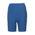 thumbnail image 2 of Gibobby Pantalon cortos yoga mujer Pantalones de cintura elástica alta para fitness, pantalones cortos de Yoga arrugados para mujer, pantalones de Yog(Azul,M), 2 of 5