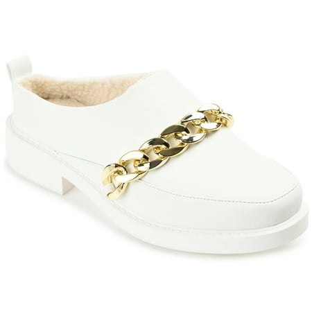 

Journee Collection Womens Sheah Mules Round Toe Slip On Flats