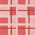 thumbnail image 1 of Ahgly Company Indoor Square Patterned Deep Rose Pink Area Rugs, 5' Square, 1 of 6