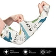 thumbnail image 3 of Picia Childish Dinosaur Arm Sleeves for Men and Women - Tattoo Cover Up UPF 50+ Cooling Sports Sleeve for Basketball Golf Football-One Size, 3 of 8