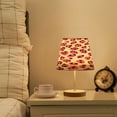 thumbnail image 6 of Ryvnso LED Bedside Table Lamp Pink Leopard Print Bedroom Desk Lamps Nightstand Lampshade M, 6 of 7