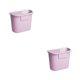 thumbnail image 3 of Yuarrent Gabinetes nórdicos: montados en la pared para un almacenamiento y organización eficientes de la cocina Contenedores de almacenamiento rosa 2Conjunto, 3 of 6