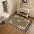 thumbnail image 3 of Area Rugs 4'x6'. Brown Boho Carpet Runner Indoor Outdoor Rugs Home Decor Aesthetic, Vintage Ethnic Tribe Abstract Art Non Slip Mats Washable Accent Rug for Living Room Bedroom, 3 of 7