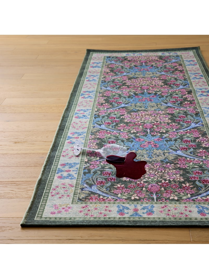 Better Homes & Gardens Green Hannah Flowing Floral 30