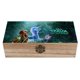 thumbnail image 1 of Raya y el Último Dragón Caja Organizadora de Madera Rústica - Caja Decorativa Multifuncional para Escritorio, Hogar, Oficina, Joyas y Manualidades, 1 of 6