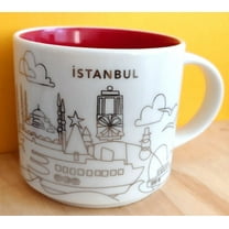 STARBUCKS Istanbul City Themed Mug 14 oz (414 Ml)