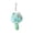 Colorful green, variant on Yammee Lovely Cat Squeaking Pendant Creative Bag Charm Keychain Stuffed Animal Keyrings Plush Key Rings Handmade Jewelry