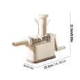 thumbnail image 3 of Hand Crank Sausage Stuffer, Rotating Sausage Maker with 3 Sausage Tubes and Meat Tamper, Food-Grade PET/TPE Materials for Homemade Sausage, Kitchen Sausage Stuffer Kit, 3 of 6
