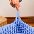 thumbnail image 2 of Graflsoa Breathable TPE Gel Pillow with Ergonomic Wave Design for Neck Support and Stress Relief, Washable & Hypoallergenic, Includes Pillowcase, Blue, Small Size, 2 of 6