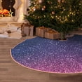 thumbnail image 5 of Sikiie Violet Glitter Nativity Christmas Tree Skirt, Jesus Christian Winter Holiday Tree Mat Decoration(30-48IN)48", 5 of 6