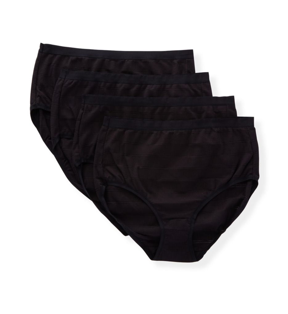 Hanes Ultimate® Comfort Flex Fit® Brief 4-Pack Black/Black/Black/Black ...