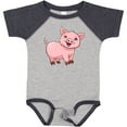 thumbnail image 3 of Inktastic Cute Pig Boys or Girls Baby Bodysuit, 3 of 5