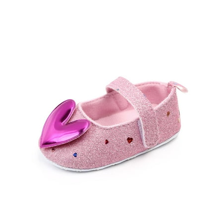 

Harsuny Baby Girls Dress Shoes Toddler Flats Princess Wedding Party Shoes Pink 5C