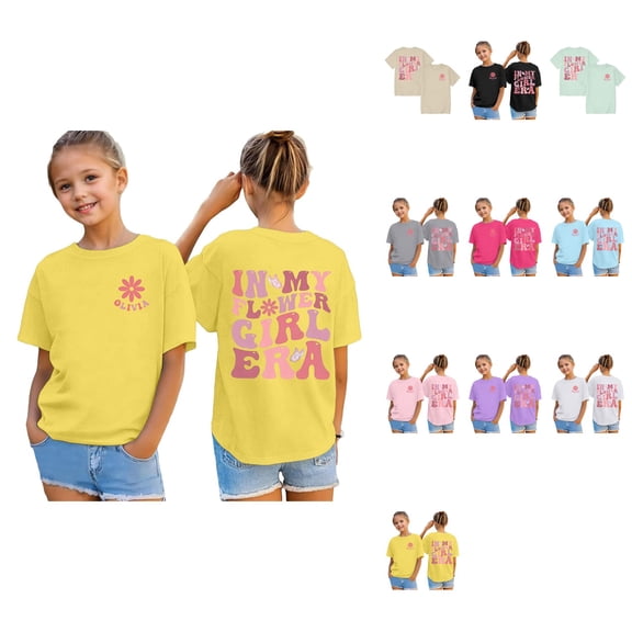 Kids' Neon Graphic Tees: Cool 3D Print Short Sleeve Casual Summer Tops for 8-12 Years