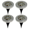 thumbnail image 2 of Ganfancp 4Pcs 8Led Energía Solar Enterrado Luz Bajo Tierra Lámpara Al Aire Libre Jardín Cubierta Liquidación Ventas Hoy Ofertas Prime 4 Piezas 8Led Luz Subterránea, 2 of 5