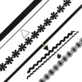 thumbnail image 2 of Womens Jewelry 15Pieces Choker Necklace Set Stretch Velvet Classic Gothic Lace Choker Mom Gifts Mother's Day Gifts Necklace Birthstone Necklace for Mom Birthday Gifts for Mom Gifts from Daughters Son, 2 of 9