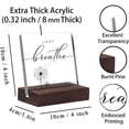 thumbnail image 2 of Just Breathe Clear Acrylic Table Sign With Wooden Stand Holder Dandelion Rustic Signs For Bedroom Bathroom Inspirational Desk Decor For Girl Boy Sisters Best Friends Birthday Gift, 2 of 6