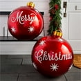 2 PCS Merry Christmas Balloons Christmas Balls Ornaments Giant
