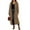Camel, variant on Women's Fall Casual Long Sleeve Cardigan Warm Hooded Jacket Twist Knit Long Sweater With Pockets