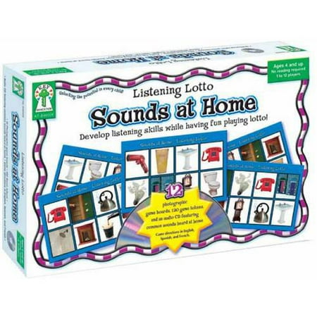 - Key Education Sounds At Home Listening Lotto Game
