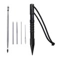 thumbnail image 1 of Set Flattener Knitting DIY Bracelet Weaving Tool 6pcs Black, 1 of 7