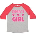 thumbnail image 3 of Inktastic Oma's Girl Heart Girls Toddler T-Shirt, 3 of 5