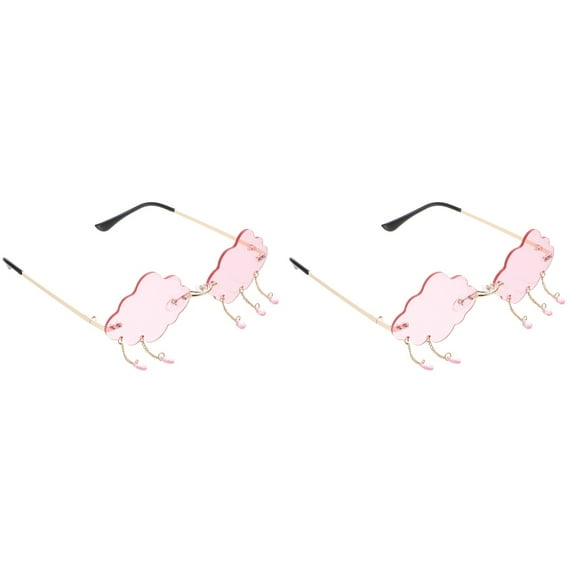 2 Pieces Women Sunglasses Funny Cosplay Event Man