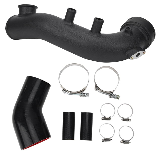Kit de tubería de cargador Turbo de entrada de aire, tubo de silicona de aleación de aluminio apto para motor N54