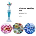 thumbnail image 1 of Cuadros Decorativos Jarrón 5D diamante pintura punto taladro pluma DIY artesanía (delfín azul con taladro) Ehuebsd embutido en tela, 1 of 1