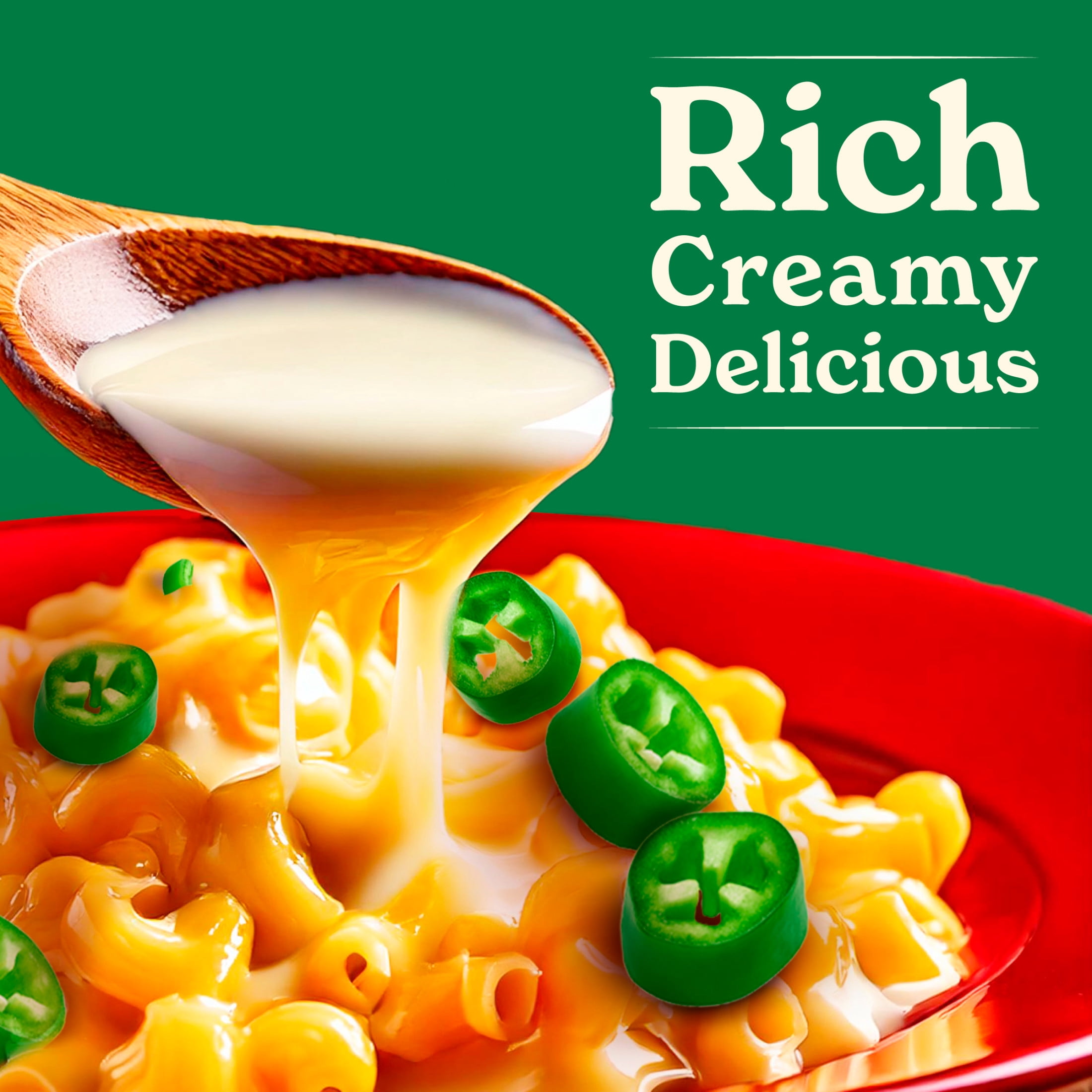 Nestle Carnation Kickin' Jalapeno Flavored Evaporated Milk for Macaroni and Cheese, Shelf Stable Milk, 12 oz