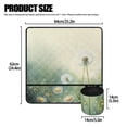 thumbnail image 5 of HELLHERO Dandelion Daisy Sewing Machine Mat Fabric Polyester Lightweight Travelling and Sewing Classes Storage Bag Washable for Mom Wife Present, 5 of 5