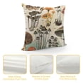 thumbnail image 4 of Orinice Mushrooms Graphic Decorative Cushion Throw Pillow Cover for Home Couch Living Room Bed Sofa 18x18in, 4 of 5
