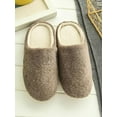 thumbnail image 4 of Women's Coral Fleece Slippers Fuzzy Plush Lining Slip-on House Shoes for Indoor & Outdoor, 4 of 4