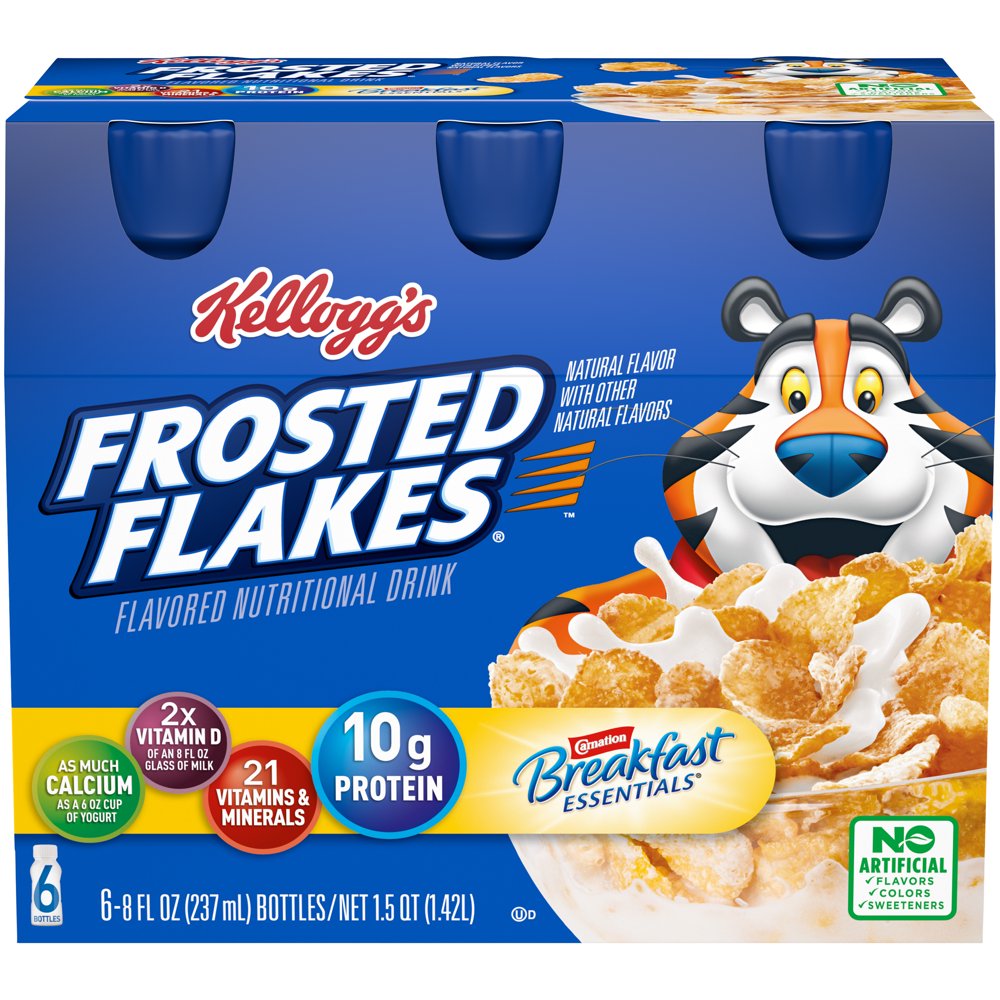 Carnation Breakfast Essentials® Kellogg’s® Frosted Flakes™ Nutritional