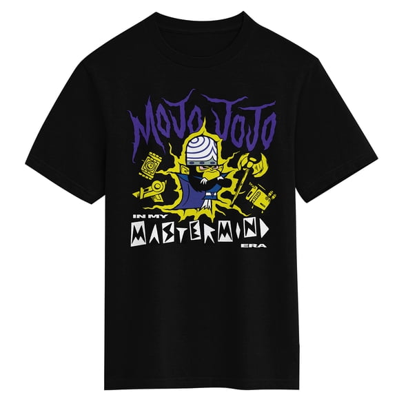 Powerpuff Girls Mojo Jojo Mastermind Era Youth Boys Graphic Tee - Short Sleeve Crew Neck Cotton T-Shirt, Officially Licensed-Small