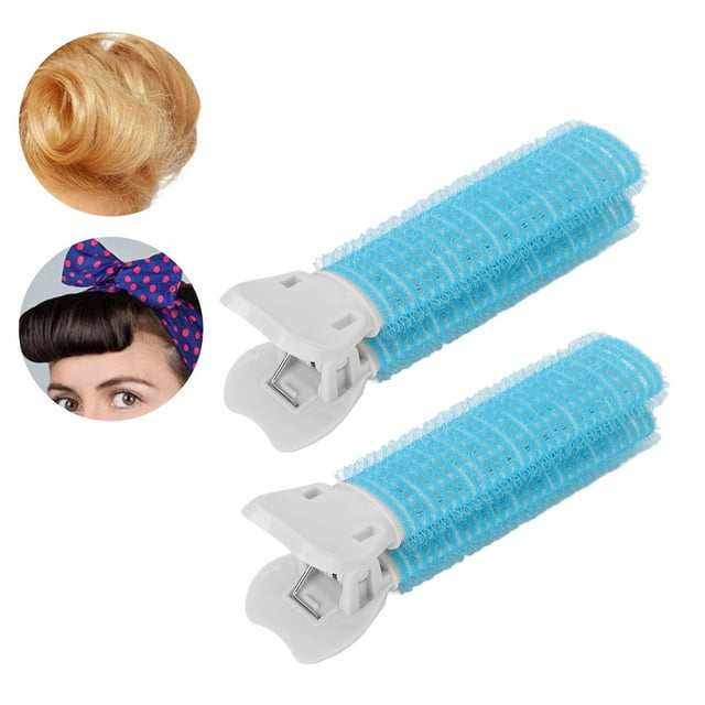 Hair Volume Roller Curler Clip, 2pcs Portable Volumizing Hair Root Clips, Shape Bangs, for Home Travel Hair Salon