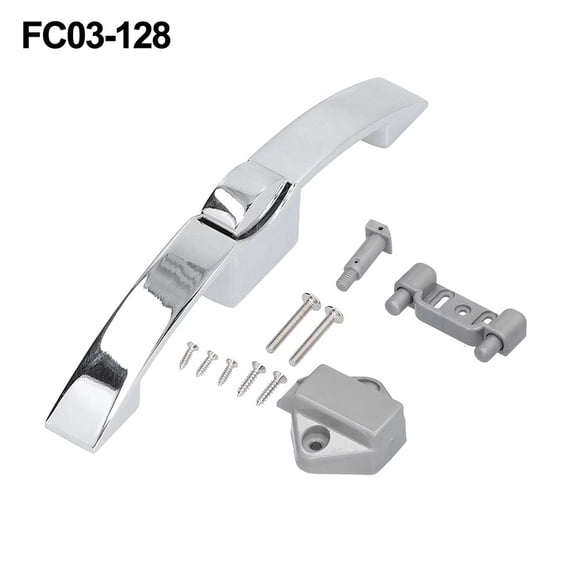 RV Pull Handle with Button Lock Convenient Access for Cabinets Boats and RVs
