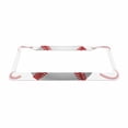 thumbnail image 2 of Sloboki Baseball Texture License Plate Frame Universal Aluminum Metal Car Tag Holders Cars Decor, 2 of 5