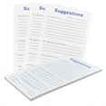 thumbnail image 1 of FixtureDisplays® 25 Sheets Suggestion Cards 4 X 6 Inchs Blue comment Cards Suggestion Slips Complaint Cards Feedback Box Cards 16078, 1 of 8