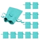 thumbnail image 1 of Uxcell 12 Pcs Bolsa de Joyería de Microfibra 3.5 × 2.7 Pulgadas, Azul, 1 of 5